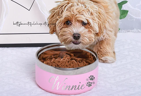 Branded dog Bowls for Enterprise